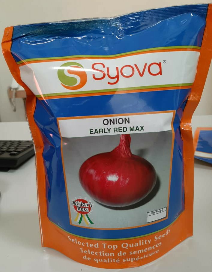 Early Red Max onion seeds Famunera